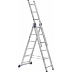 Трехсекционная лестница алюминиевая Стандарт 3х6