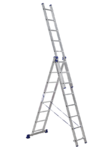 Трехсекционная лестница алюминиевая Стандарт 3х8